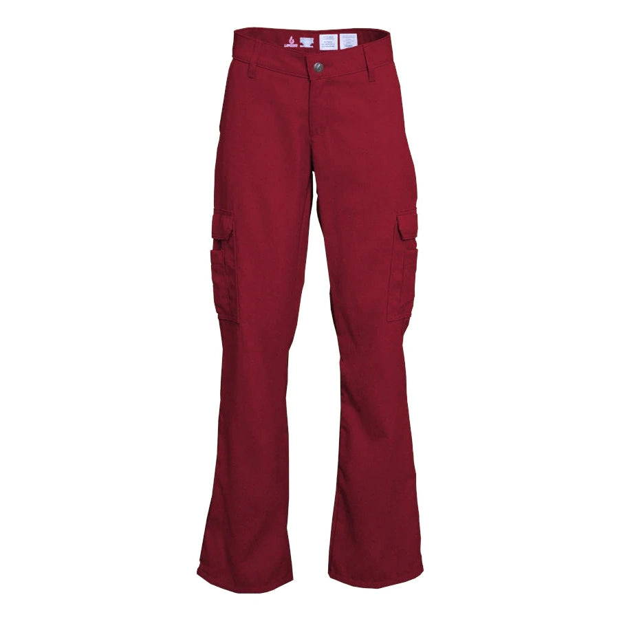LAPCO FR L-PFRDHC6RE Red 6.5oz. Ladies FR DH Cargo Pants-Fire Retardant Shirts.com