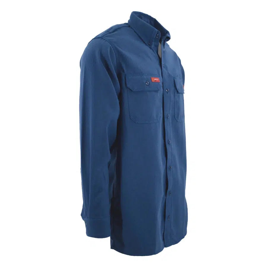 LAPCO FR DHS6RO Royal 6.5oz. FR DH Air Uniform Shirt