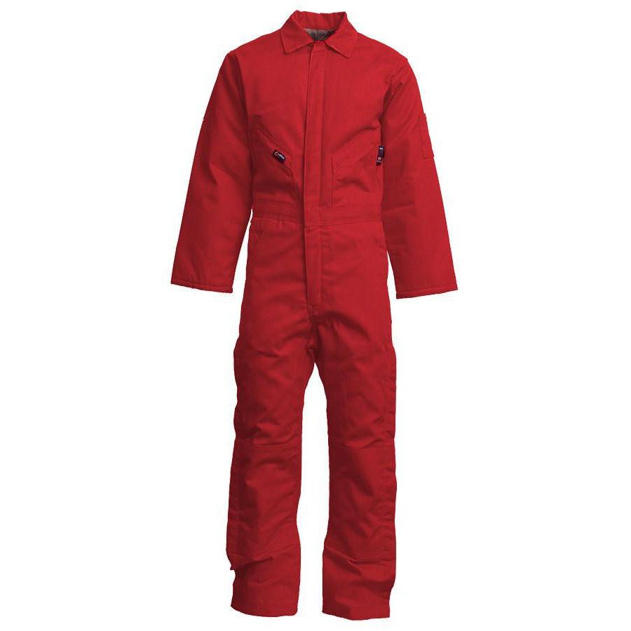 LAPCO FR CIFRWS9RE Red FR Insulated Coveralls with Windshield Technology