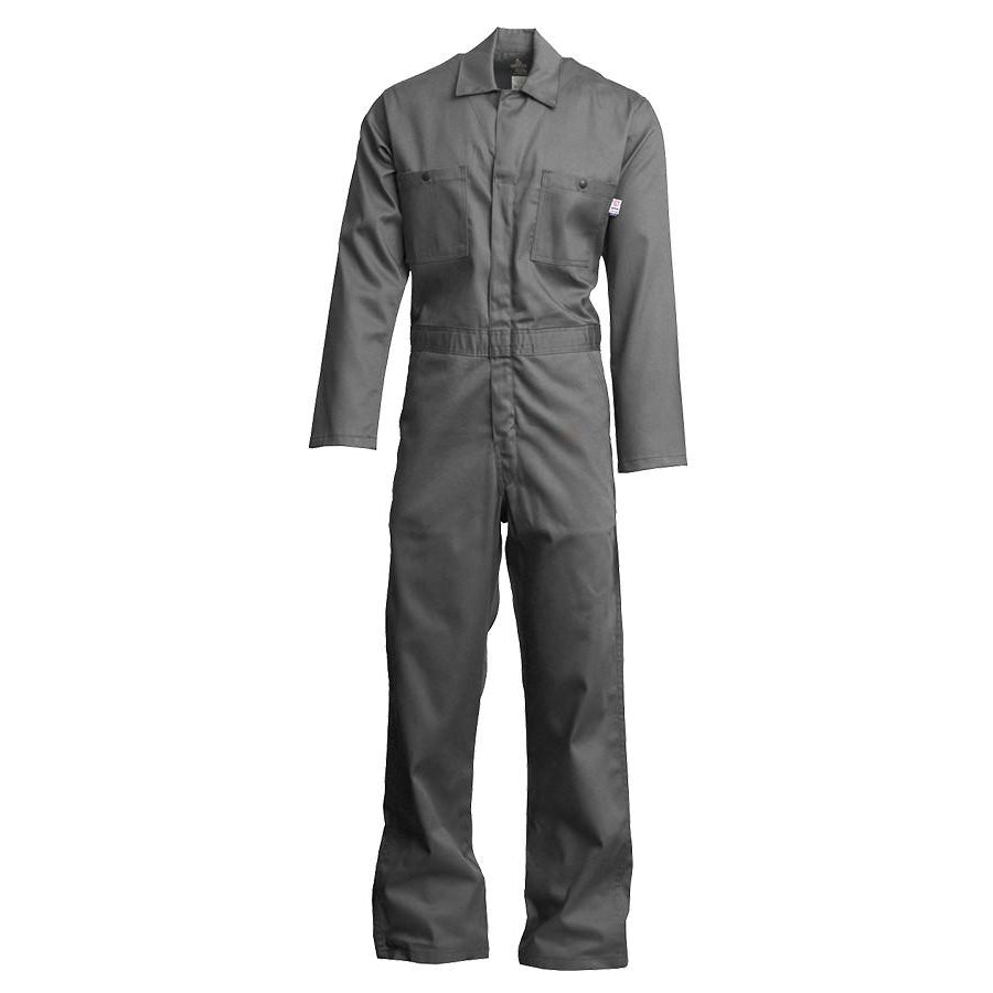 LAPCO FR CVEFR7GY Gray 7oz. FR Economy Coveralls - Fire Retardant Shirts.com