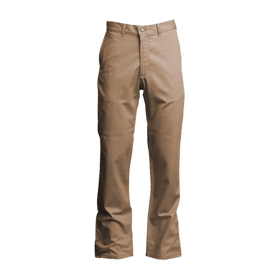 LAPCO FR P-NXC6KH Khaki 6oz. FR Uniform Pants - Fire Retardant Shirts.com
