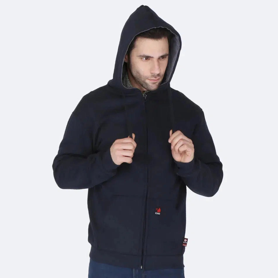 Forge FR MFRHDY-003 Zip-Up Hoodie - Navy