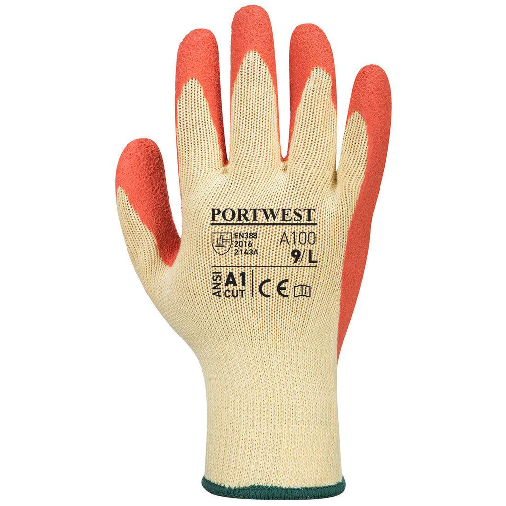 Portwest A100 - Grip Glove - Latex-Fire Retardant Shirts.com