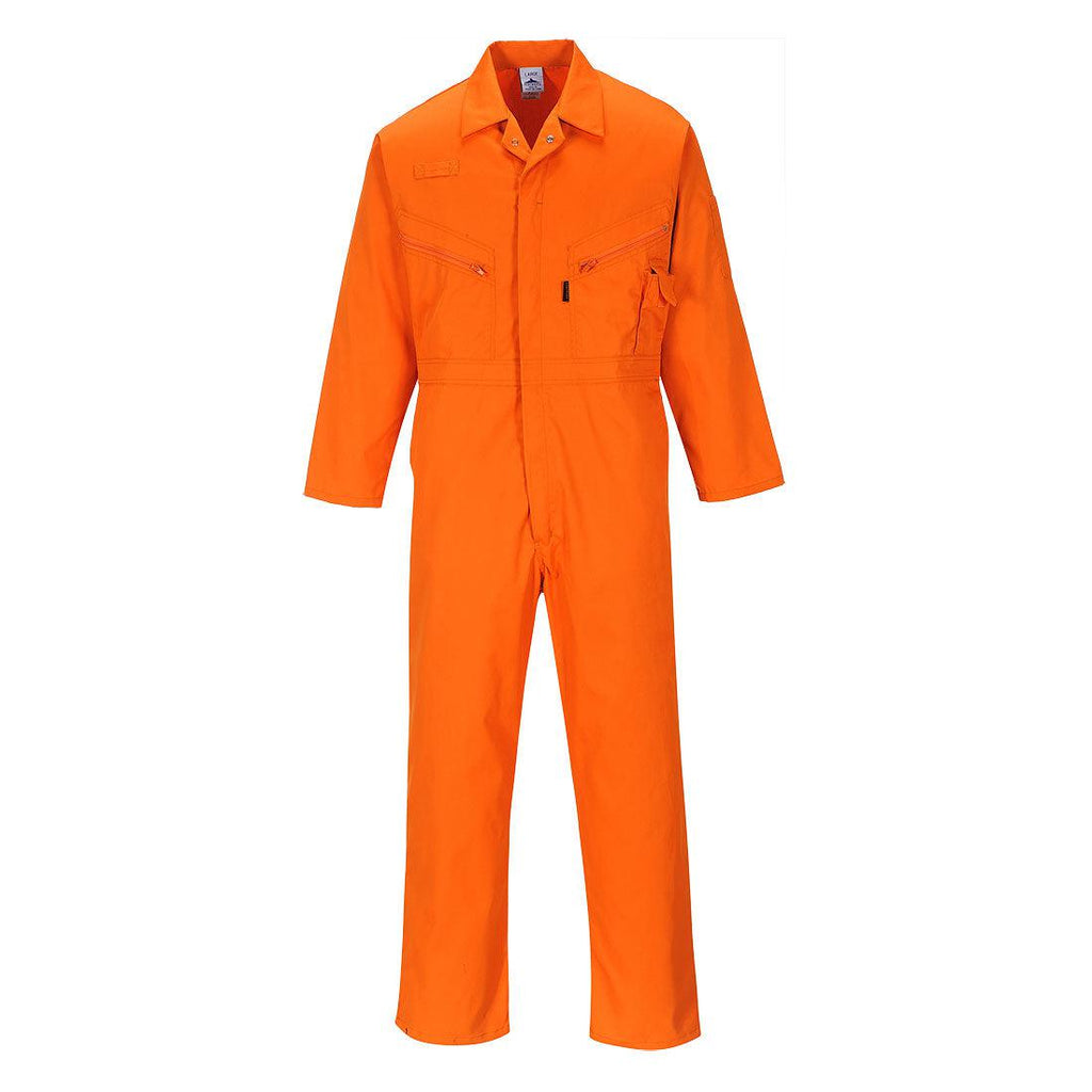 Portwest C813 - Liverpool Zipper Coverall Orange-Fire Retardant Shirts.com