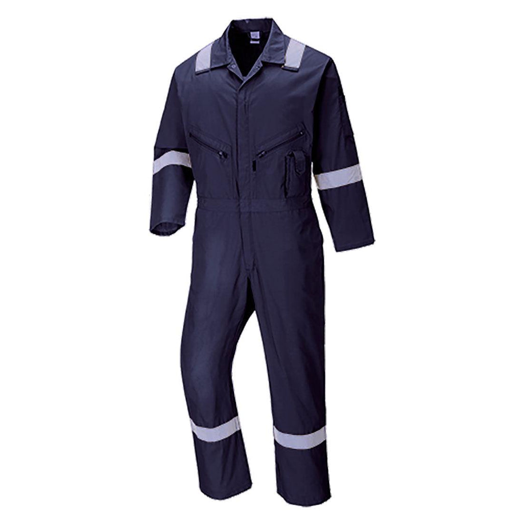 Portwest C814 - Iona Cotton Coverall Navy-Fire Retardant Shirts.com