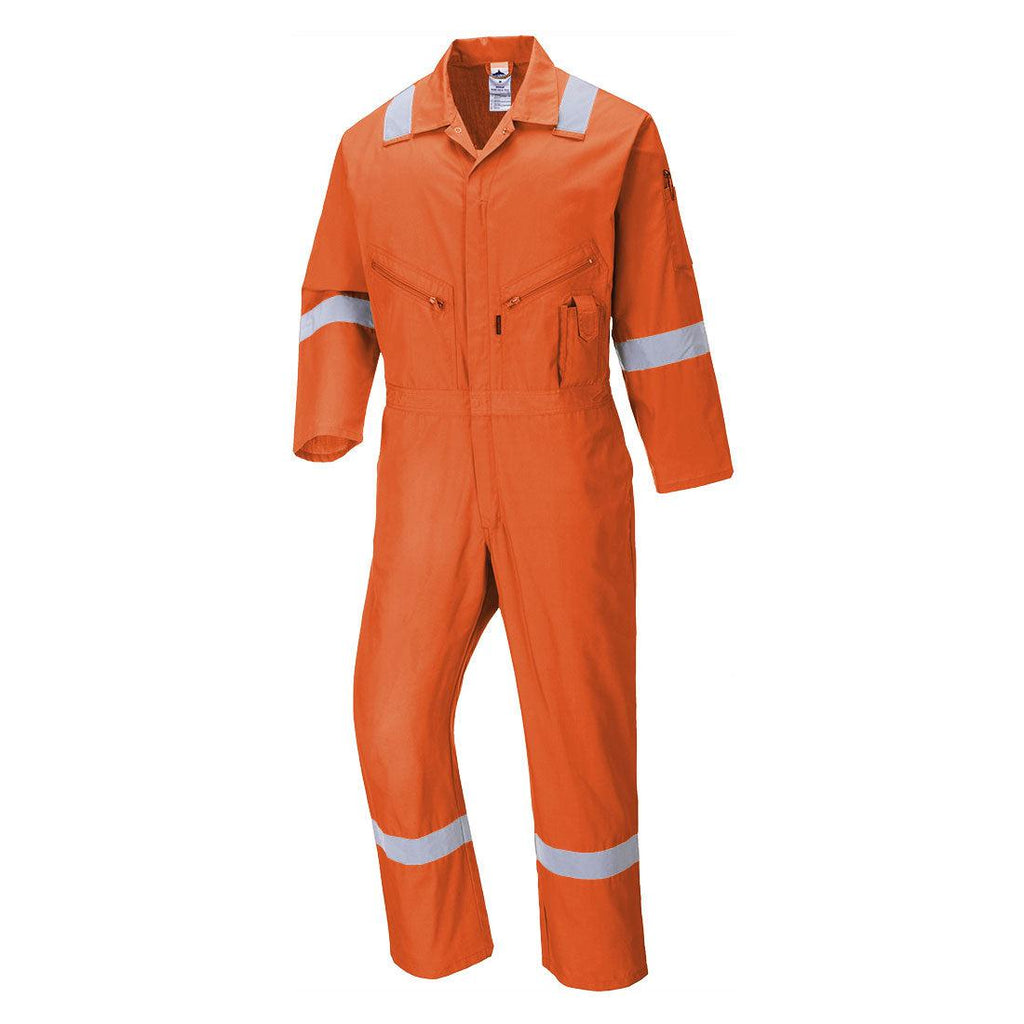 Portwest C814 - Iona Cotton Coverall Orange-Fire Retardant Shirts.com