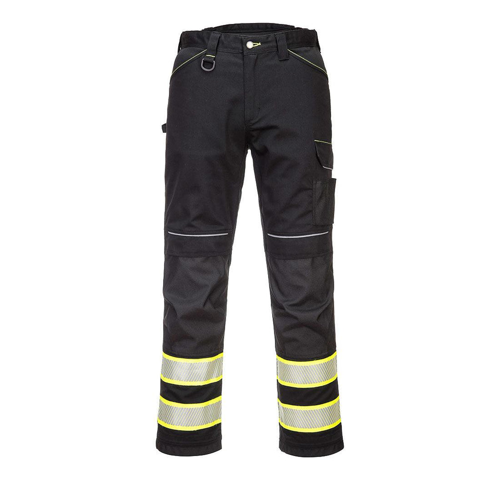 Portwest F142 - Iona Plus Work Pants Black-Fire Retardant Shirts.com