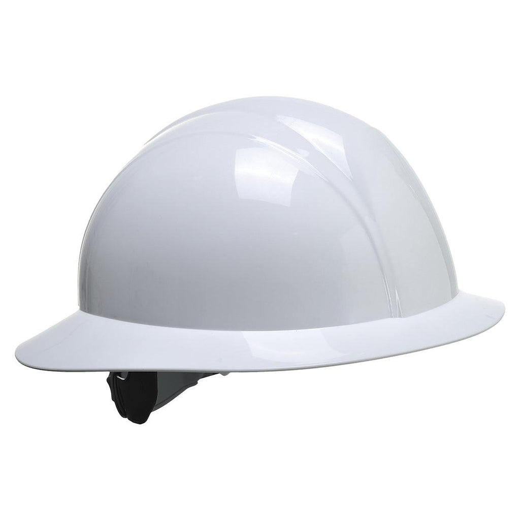 Portwest PS52 - Full Brim Future Hard Hat White-Fire Retardant Shirts.com