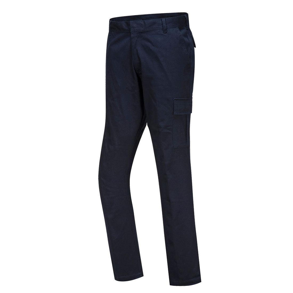 Portwest S231 - Stretch Slim Combat Pants Navy-Fire Retardant Shirts.com