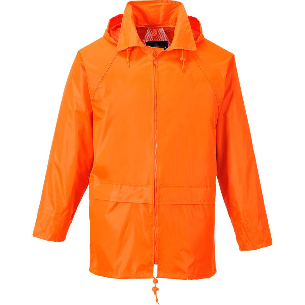 Portwest US440 - Classic Rain Jacket Orange-Fire Retardant Shirts.com