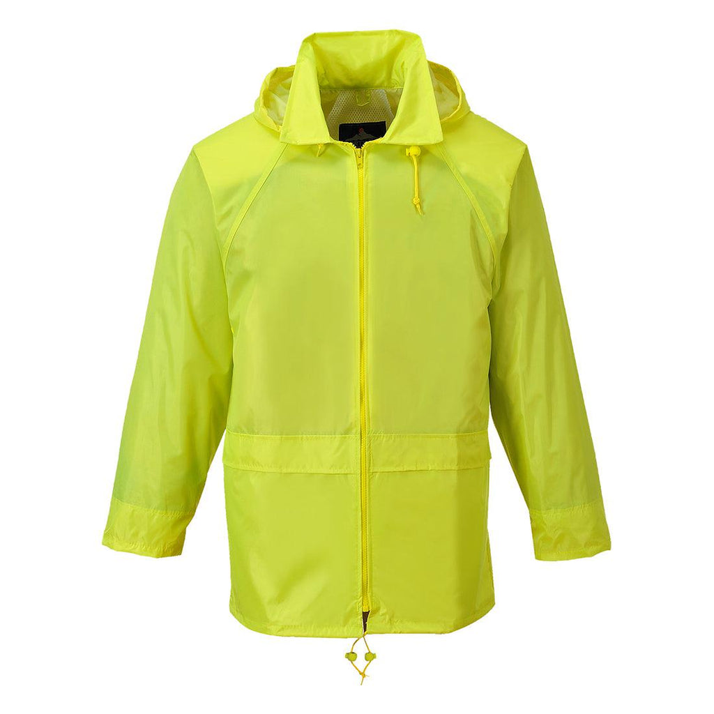 Portwest US440 - Classic Rain Jacket Yellow-Fire Retardant Shirts.com