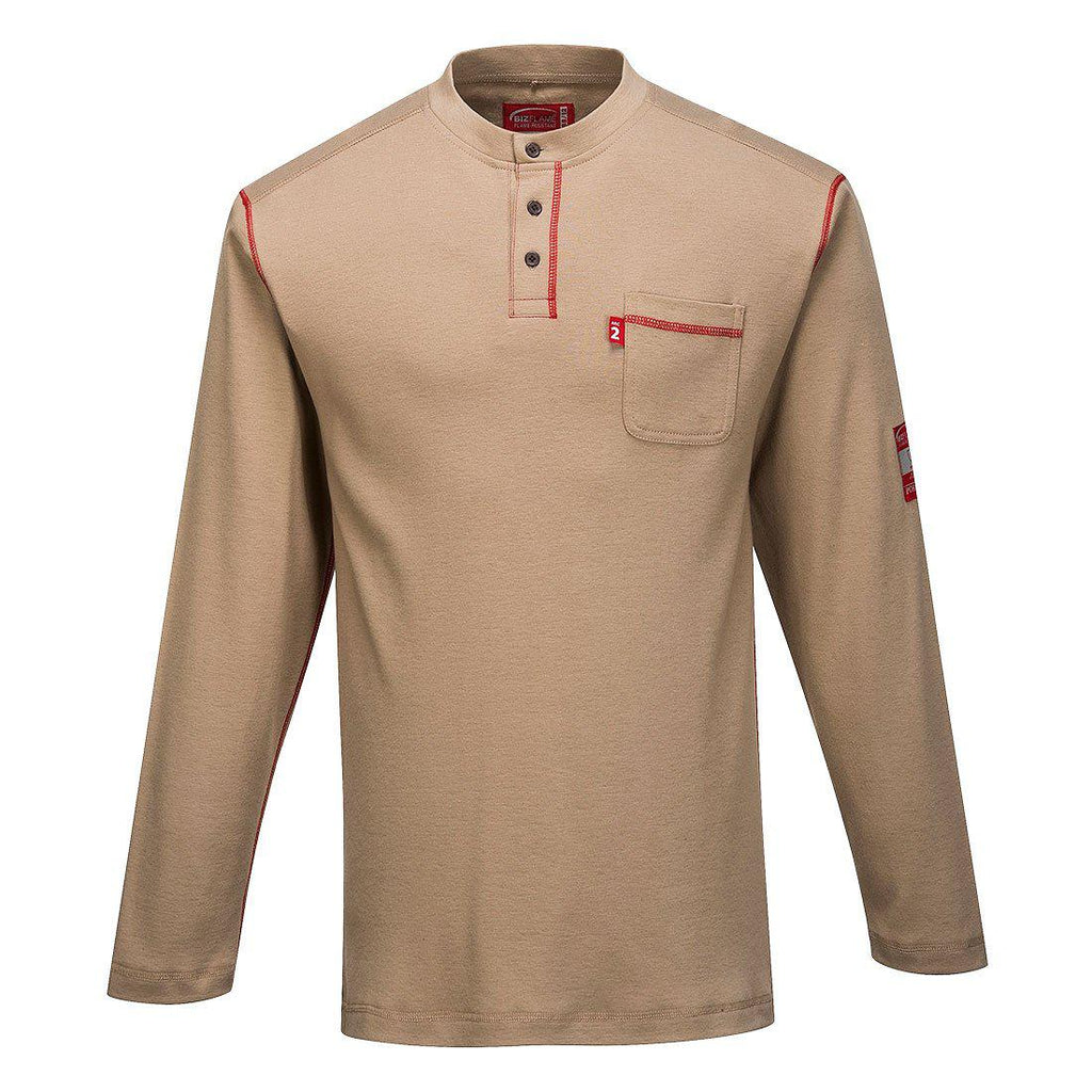 Portwest FR FR02 - Bizflame FR Henley-Fire Retardant Shirts.com