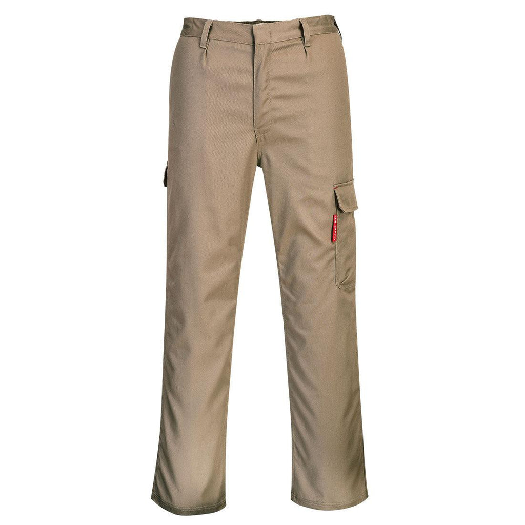 Portwest BZ31 - Bizweld FR Cargo Pants Khaki