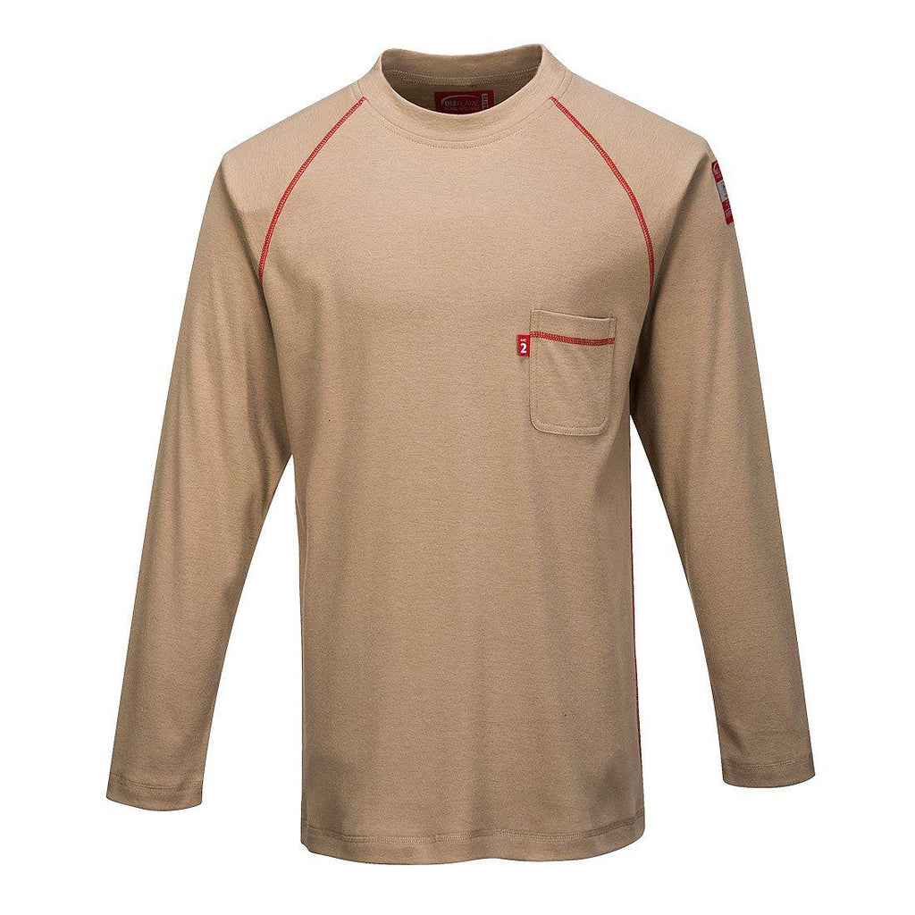 Portwest FR01 - Bizflame FR Crew Neck - Khaki