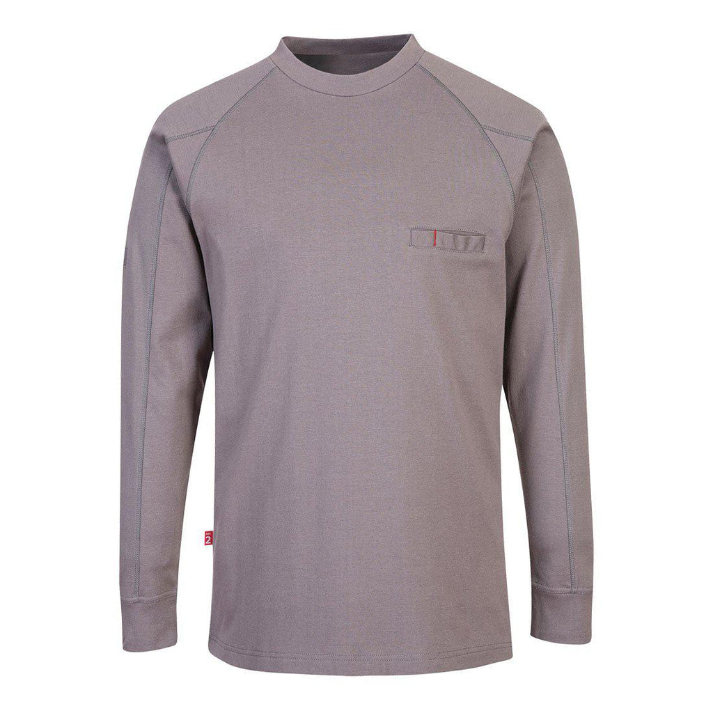 Portwest FR33 - FR Antistatic Crew Neck - Grey