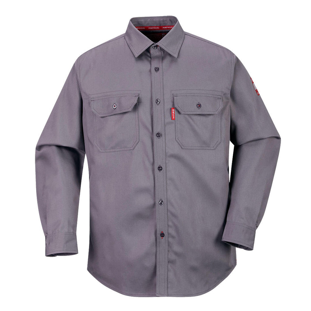 Portwest FR89 - Bizflame 88/12 FR Shirt - Grey