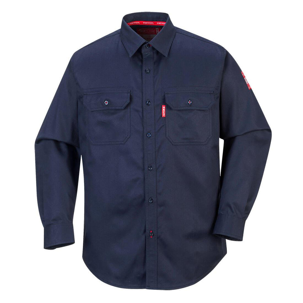 Portwest FR89 - Bizflame 88/12 FR Shirt - Navy