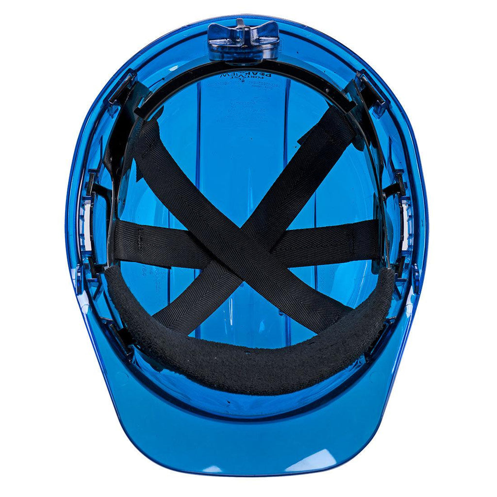 Portwest PV60 - Peak View Ratchet Hard Hat Vented Blue