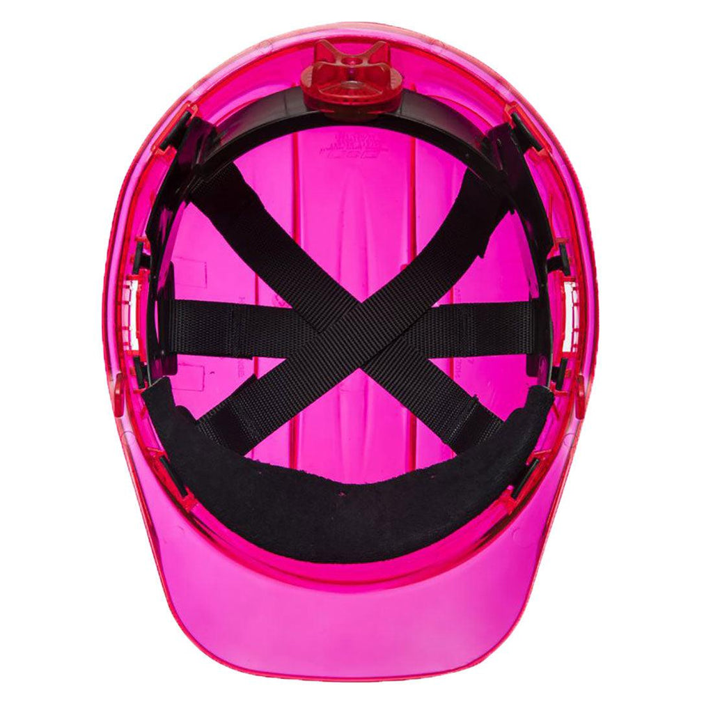 Portwest PV60 - Peak View Ratchet Hard Hat Vented Pink