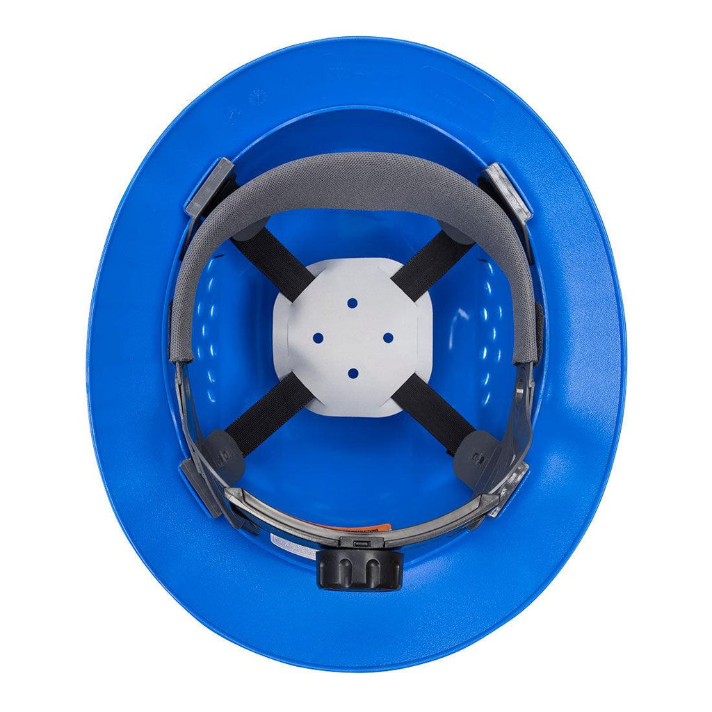 Portwest PW52 - Full Brim Premier Hard Hat Vented Royal Blue