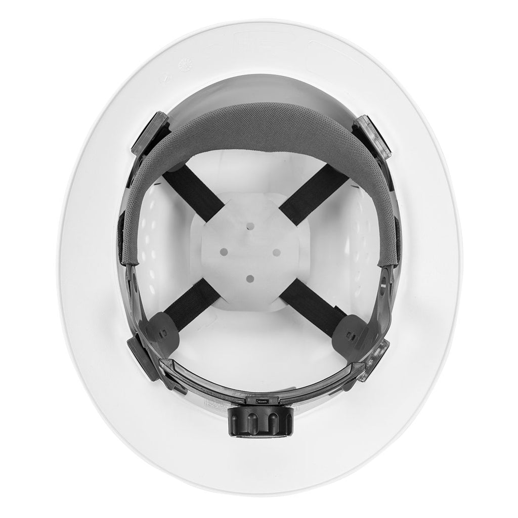 Portwest PW52 - Full Brim Premier Hard Hat Vented White