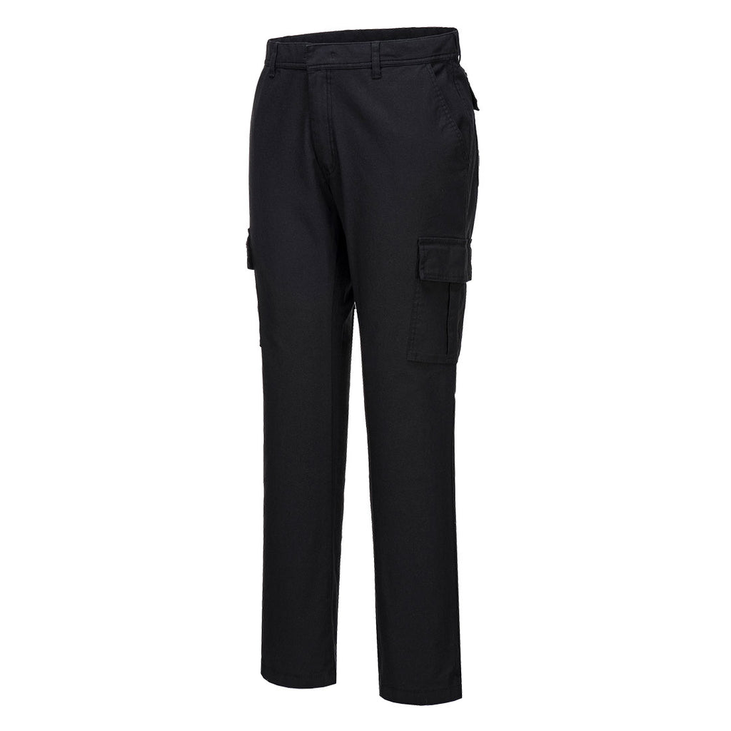 Portwest S231 - Stretch Slim Combat Pants Black