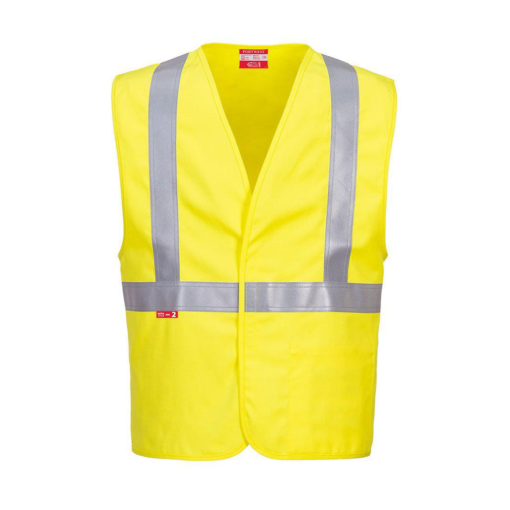 Portwest UFR23 - NFPA 2112 Woven Vest - Hi-Vis Yellow