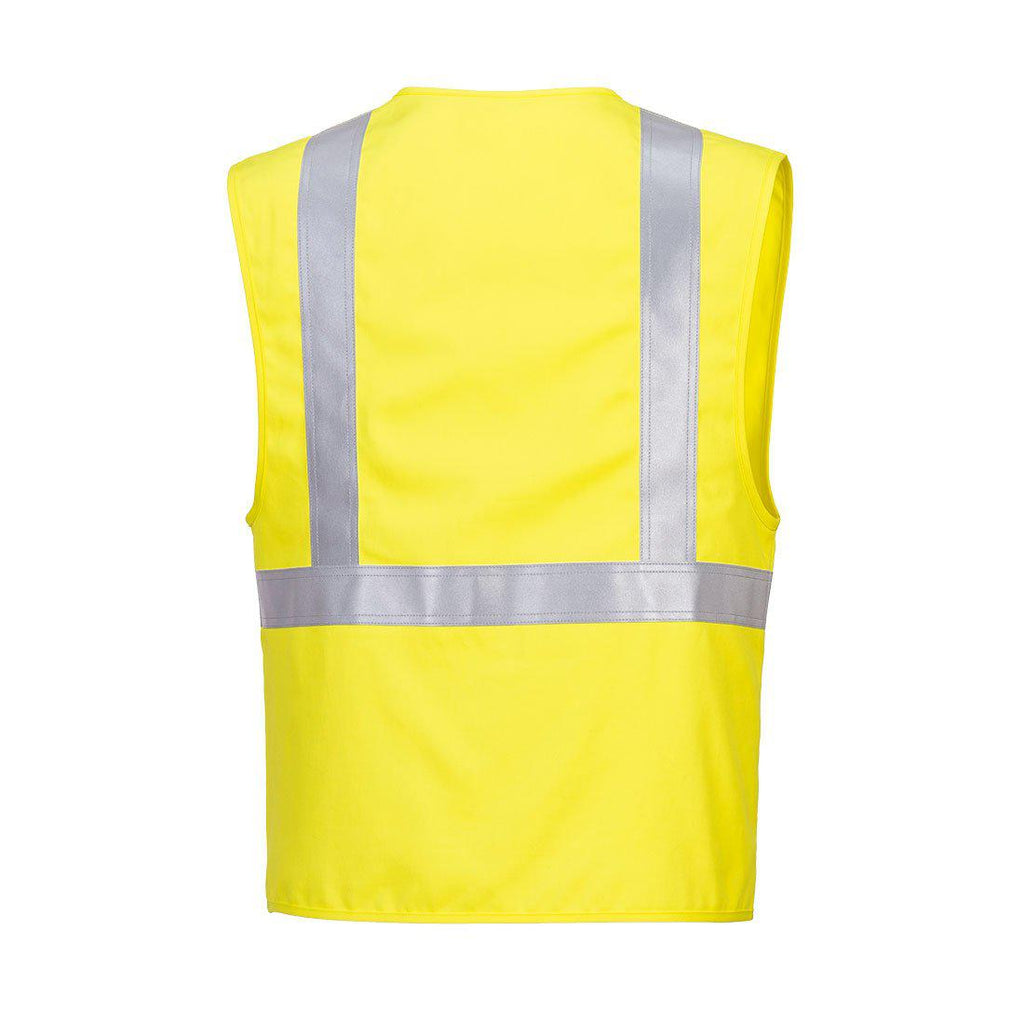 Portwest UFR23 - NFPA 2112 Woven Vest - Hi-Vis Yellow