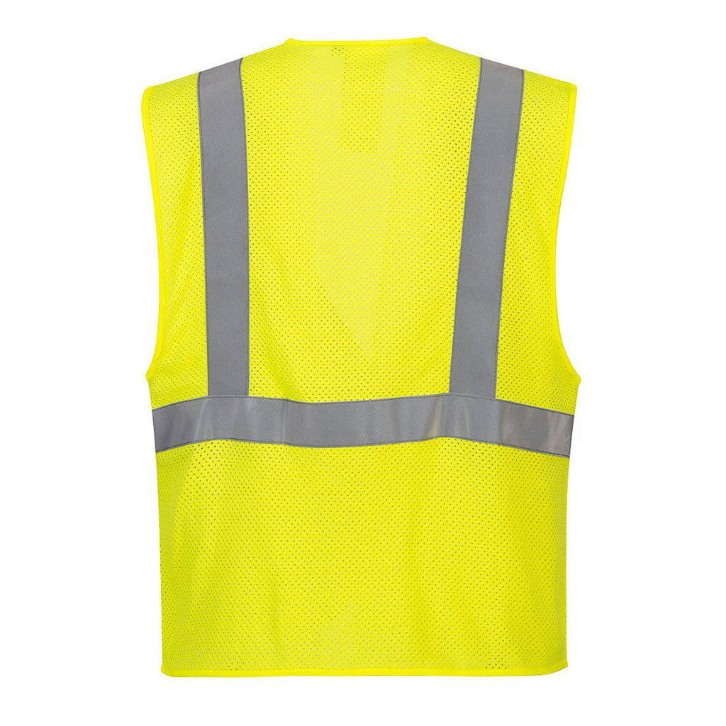Portwest UMV21 - ARC Rated FR Mesh Vest - Hi-Vis Yellow