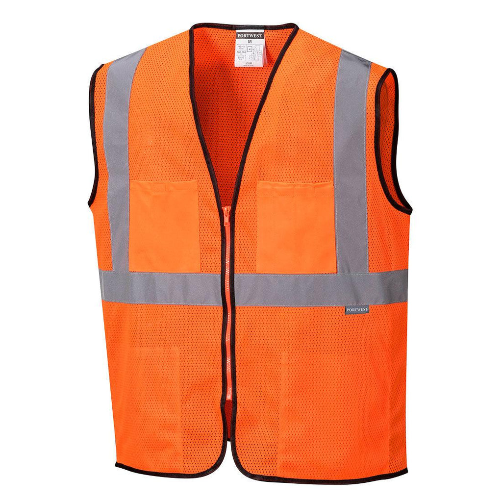 Portwest US380 - Tampa Mesh Vest Hi-Vis