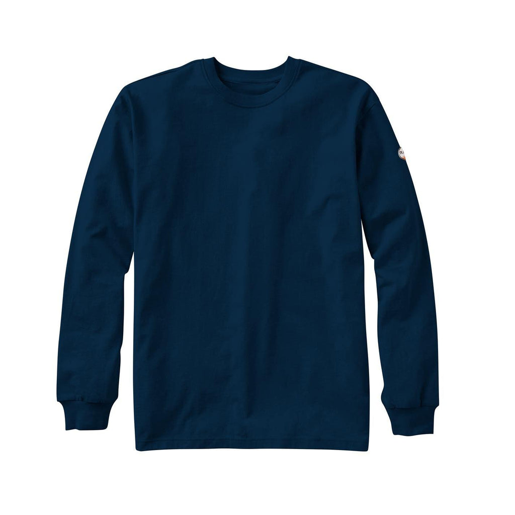 Rasco FR FR0501NV Navy Long-Sleeve T-Shirt-Fire Retardant Shirts.com