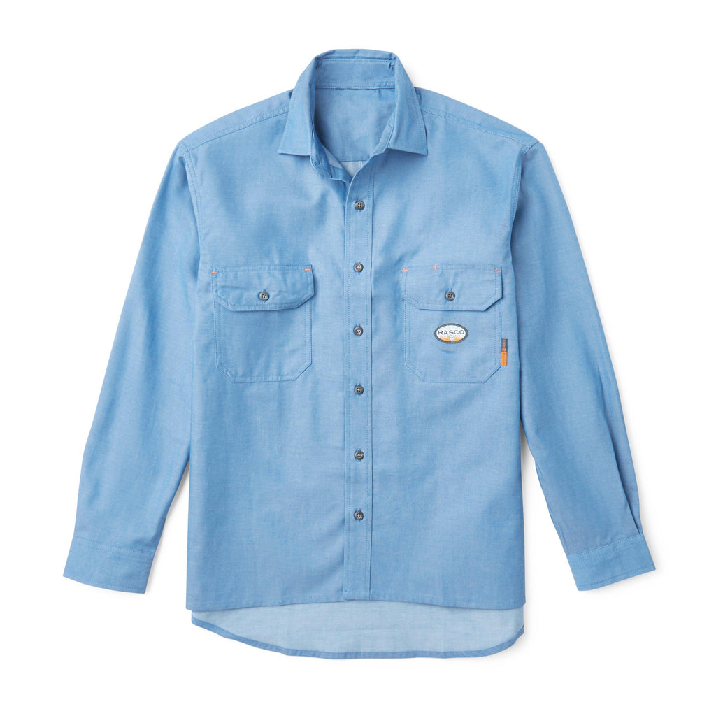 Rasco FR FR0915 Chambray Work Shirt - CLOSEOUT-Fire Retardant Shirts.com