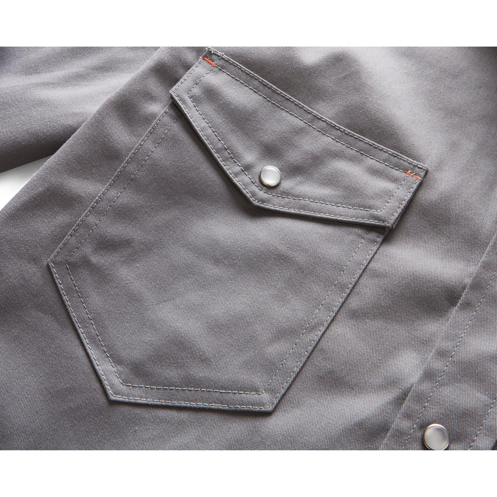 Rasco FR FR1003GY Gray Lightweight Work Shirt-Fire Retardant Shirts.com