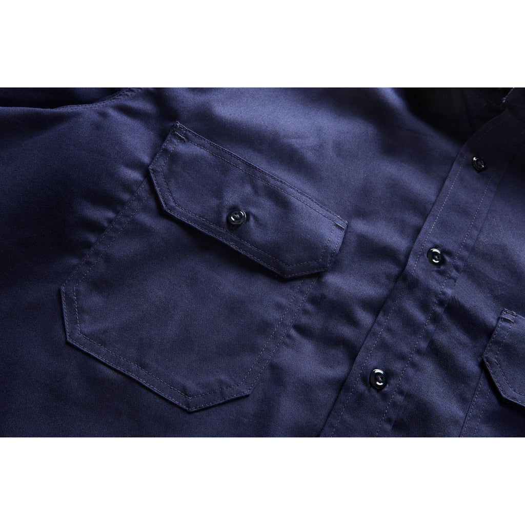 Rasco FR FR1303NV Navy Uniform Shirt-Fire Retardant Shirts.com