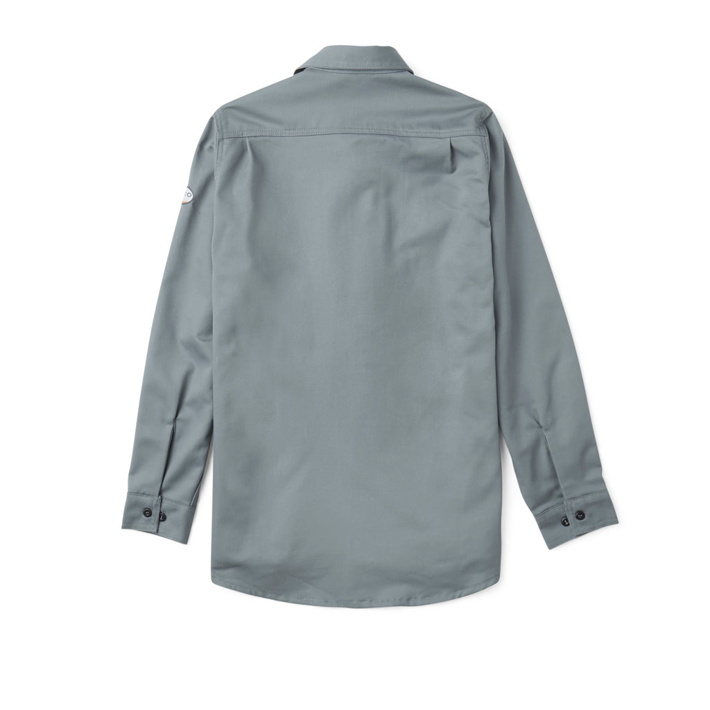 Rasco FR FR1305GY Gray Westex UltraSoft Uniform Shirt-Fire Retardant Shirts.com