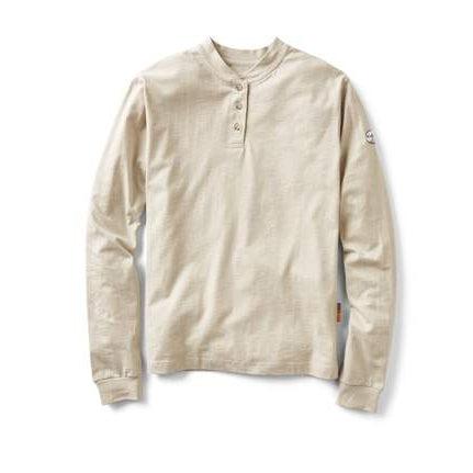 Rasco FR FR5101KH Women’s Khaki Henley-Fire Retardant Shirts.com