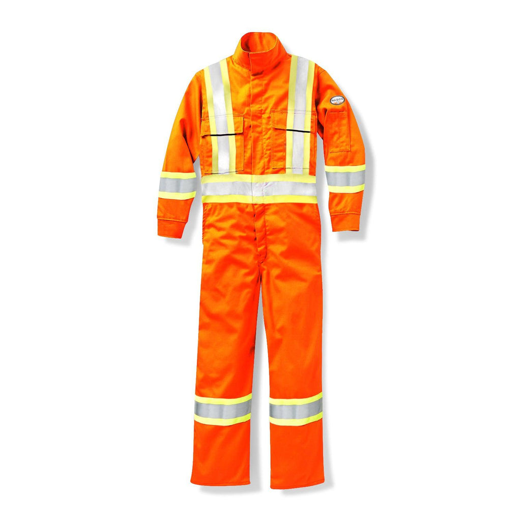 Rasco FR FR8005OH Hi-Vis Reflective Orange Coverall-Fire Retardant Shirts.com