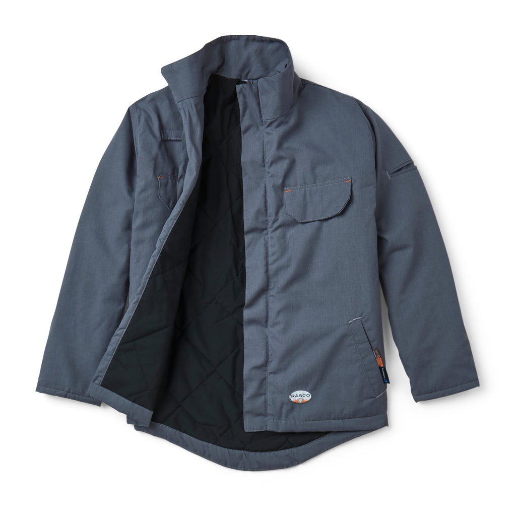 Rasco FR FR8836GY Gray GlenGuard Field Jacket-Fire Retardant Shirts.com