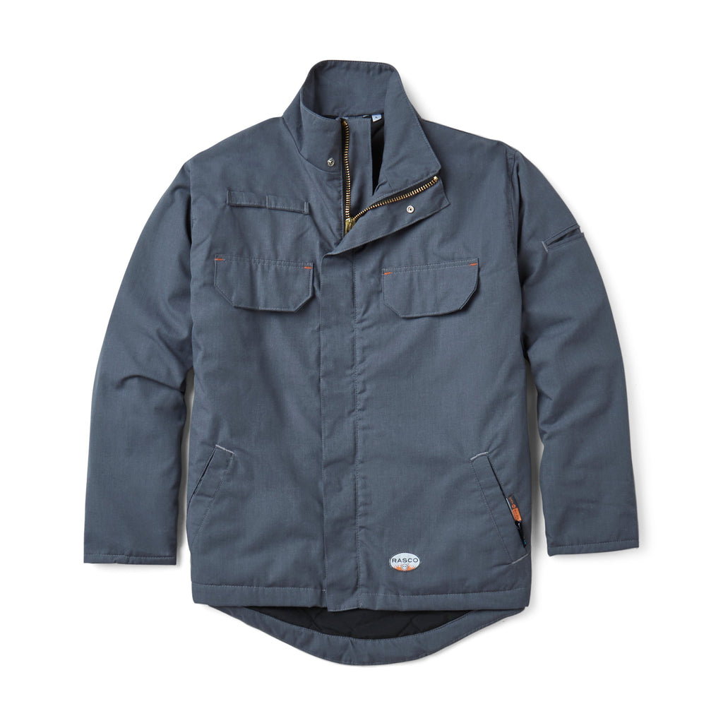 Rasco FR FR8836GY Gray GlenGuard Field Jacket-Fire Retardant Shirts.com