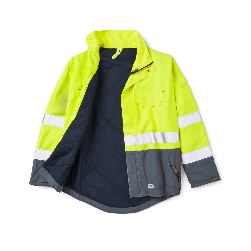 Rasco FR FR8840GY/YH GlenGuard Color Block Field Jacket-Fire Retardant Shirts.com