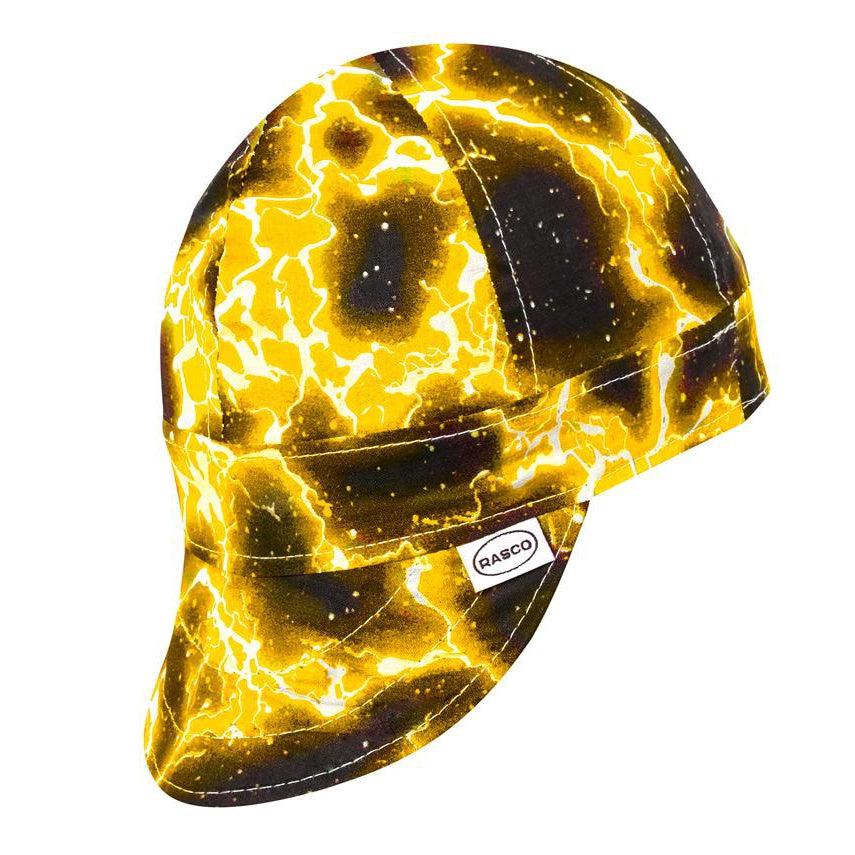 Rasco FR Non-FR Welding Caps - Lightning Pattern-Fire Retardant Shirts.com