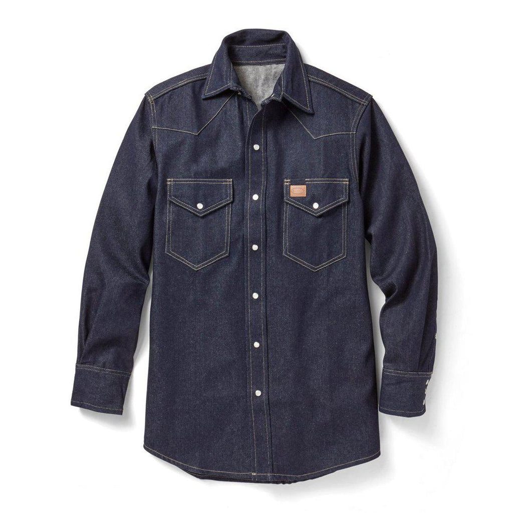 Rasco Non-FR D1150 Denim Classic Work Shirt-Fire Retardant Shirts.com