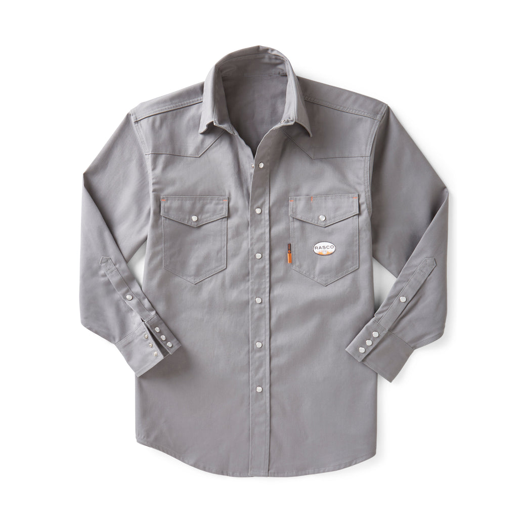 Rasco FR FR1003GY Gray Lightweight Work Shirt