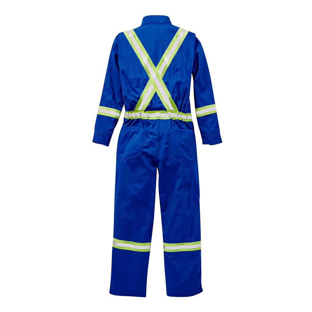 Rasco FR FR3305RB Royal Blue Premium Coveralls with Reflective Trim