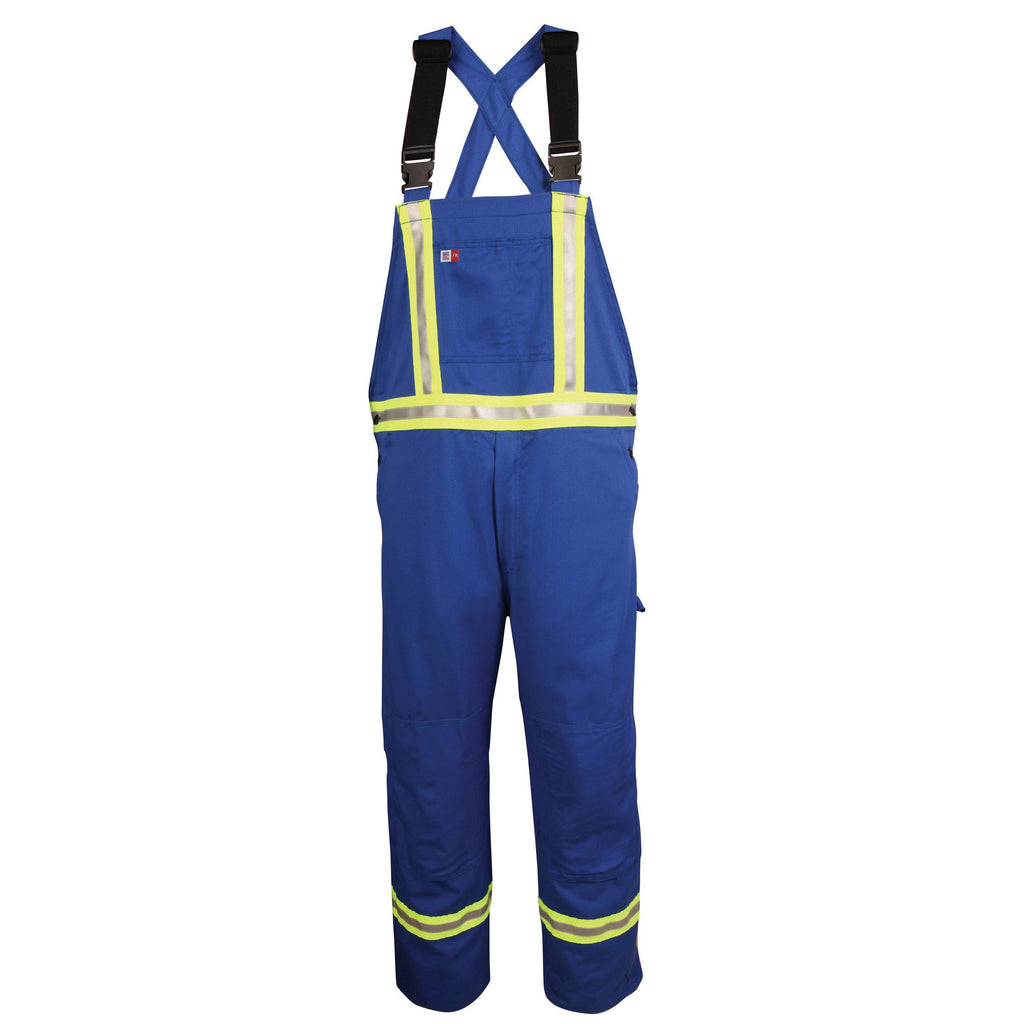 Big Bill FR 189US7-BLR Royal Blue Unlined Reflective Bib Overall - Fire Retardant Shirts.com