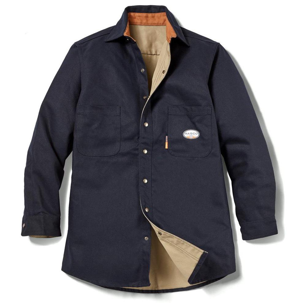 Rasco FR FR3407BK Black Duck Shirt Jacket - Fire Retardant Shirts.com