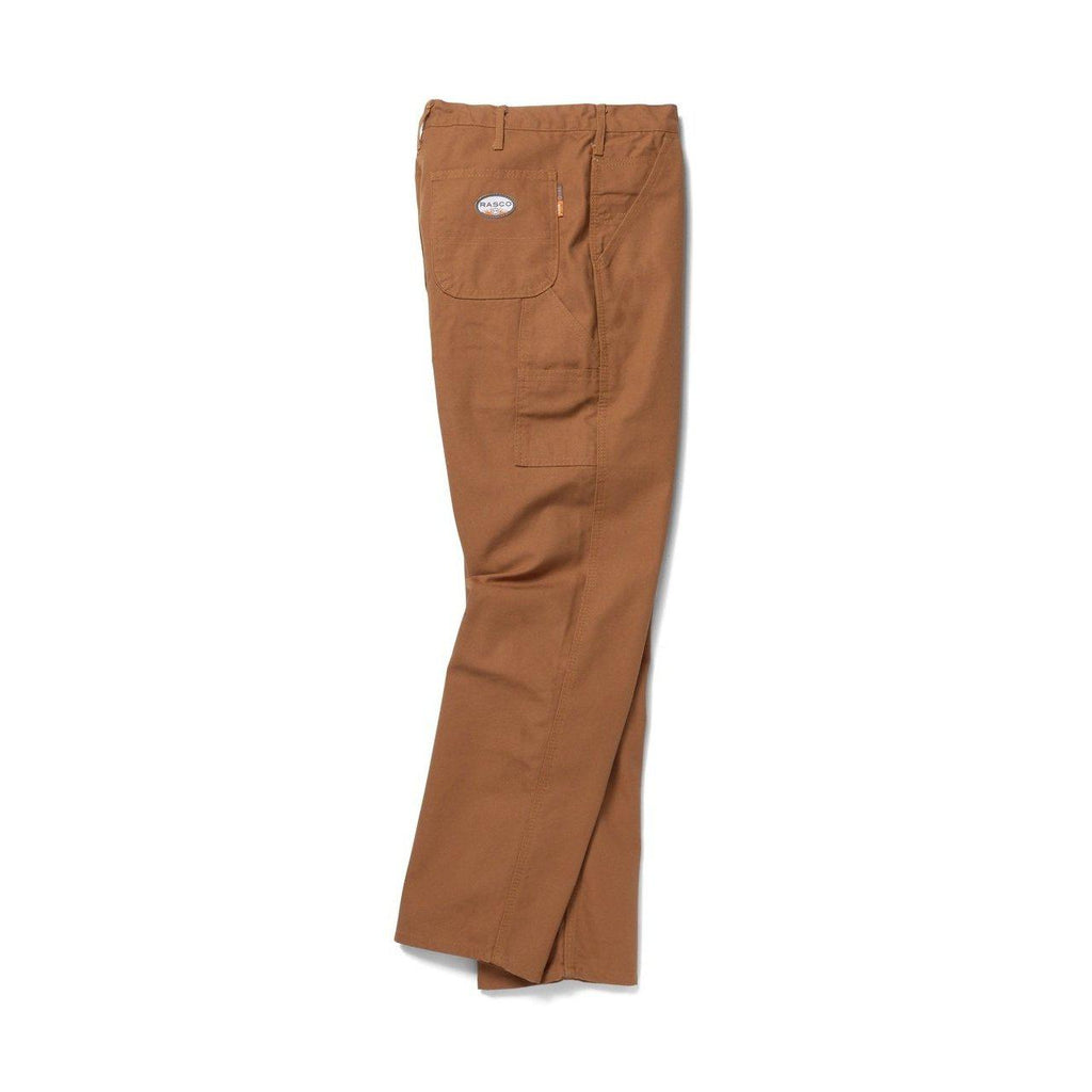 Rasco FR FR4507BN Brown Duck Carpenter Pants - Fire Retardant Shirts.com