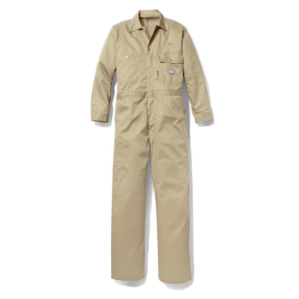 Rasco FR FR2803KH Khaki Lightweight Coverall - Fire Retardant Shirts.com